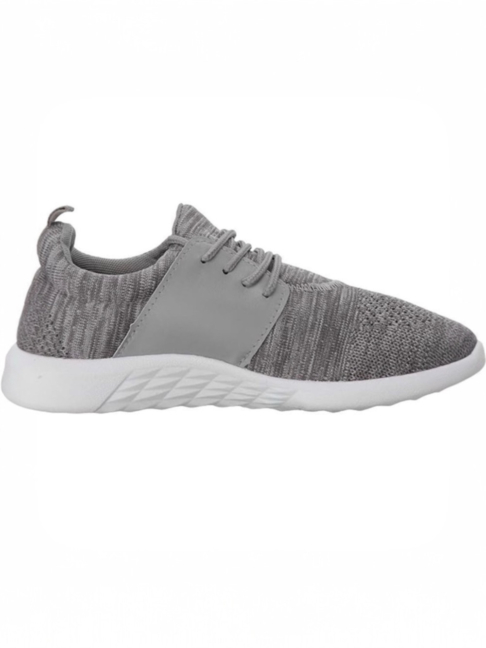 Mia Women Christian Low Top Gray Lace-Up Sneakers Size 8